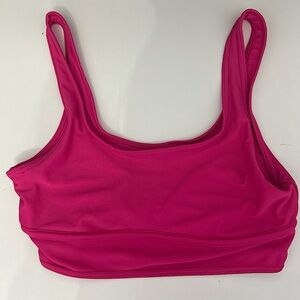 hot pink old navy swim top